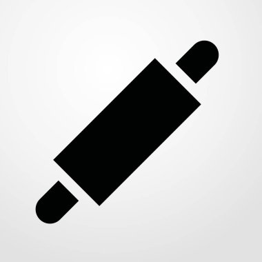 Oklava simgesi illüstrasyon izole vektör işareti simgesi