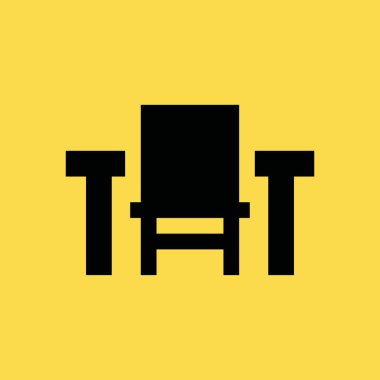 Tablo simgesini illüstrasyon izole vektör işareti simgesi