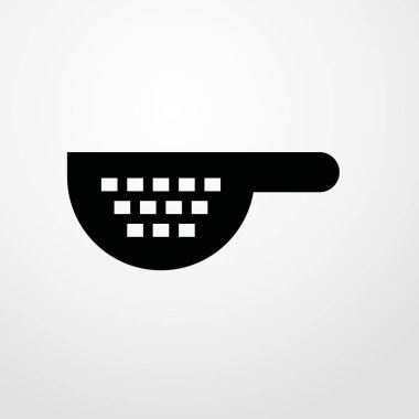 süzgeç simgesini illüstrasyon izole vektör işareti simgesi