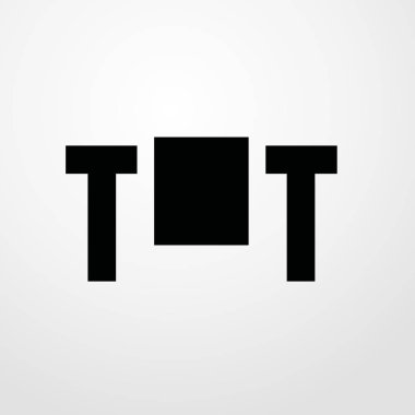 Tablo simgesini illüstrasyon izole vektör işareti simgesi