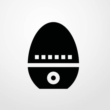 Zamanlayıcı simgesi illüstrasyon izole vektör işareti simgesi