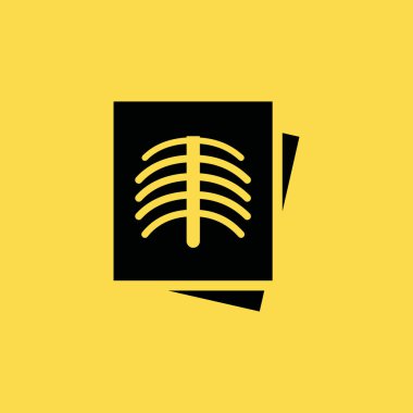 x-ışını simgesi illüstrasyon izole vektör işareti simgesi