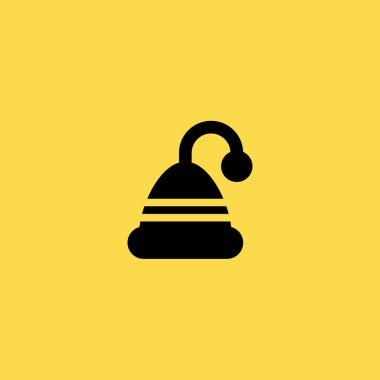 Kış şapkası Icon illüstrasyon izole vektör işareti simgesi