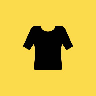 t-shirt simgesi illüstrasyon izole vektör işareti simgesi