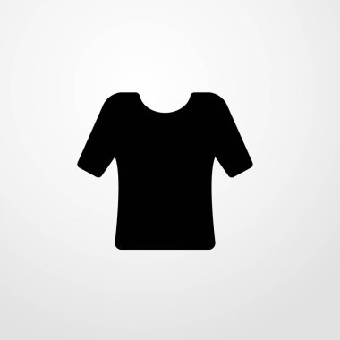 t-shirt simgesi illüstrasyon izole vektör işareti simgesi