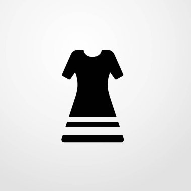 Simge illüstrasyon izole vektör işareti simgesi elbise