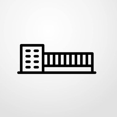 hisse senedi simgesi illüstrasyon izole vektör işareti simgesi oluşturma