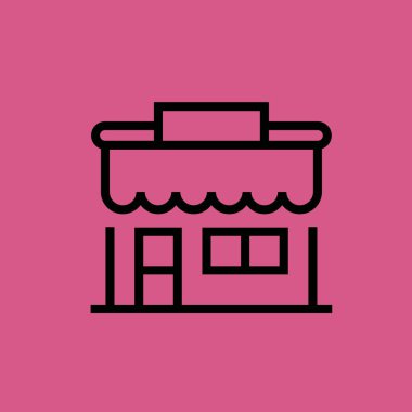 Simge illüstrasyonunu izole edilmiş vektör simgesini sakla