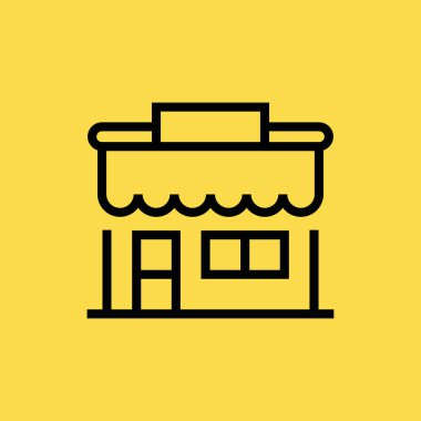 Simge illüstrasyonunu izole edilmiş vektör simgesini sakla