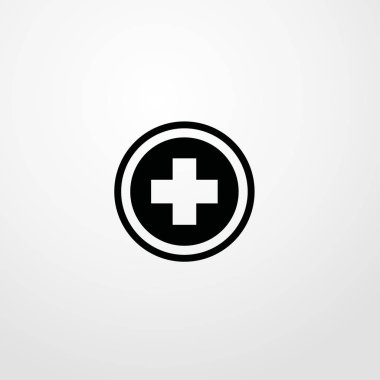 tıbbi işareti simgesi illüstrasyon izole vektör simgesi