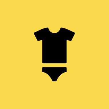 pijamas simgesi illüstrasyon izole vektör işareti simgesi