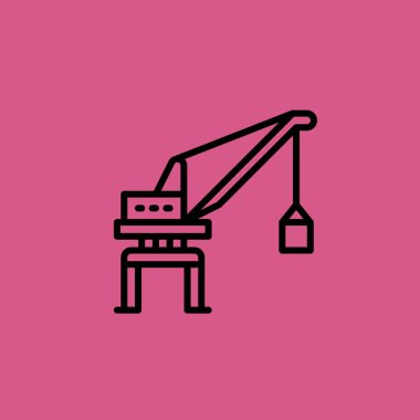 liman Vinci simgesi illüstrasyon izole vektör işareti simgesi