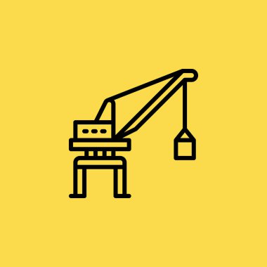 liman Vinci simgesi illüstrasyon izole vektör işareti simgesi