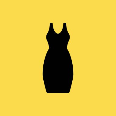 Simge illüstrasyon izole vektör işareti simgesi elbise