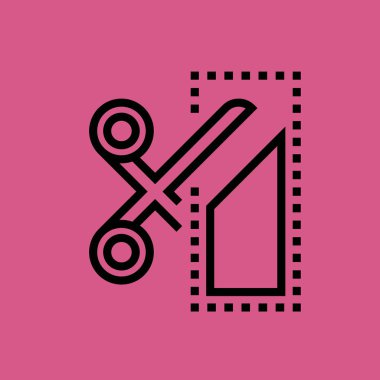 kupon simgesi illüstrasyon izole vektör işareti simgesi