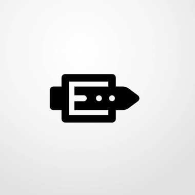 Kemer simgesi illüstrasyon izole vektör işareti simgesi