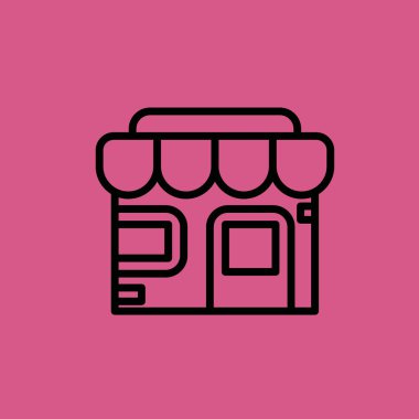 Simge illüstrasyonunu izole edilmiş vektör simgesini sakla