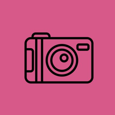 fotoğraf kamera simgesi illüstrasyon izole vektör işareti simgesi