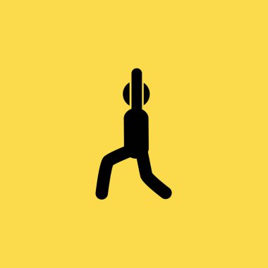 simge illüstrasyon izole vektör işareti simgesi egzersiz adam