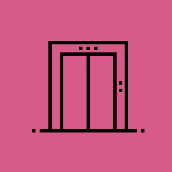 Ascenseur icône illustration isolé vecteur signe symbole — Image vectorielle