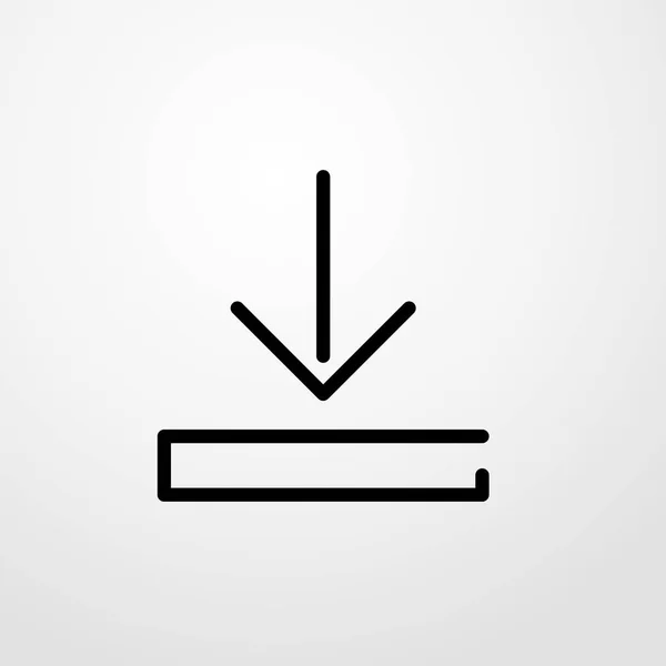 Scaricare icona illustrazione isolato segno vettoriale simbolo — Vettoriale Stock