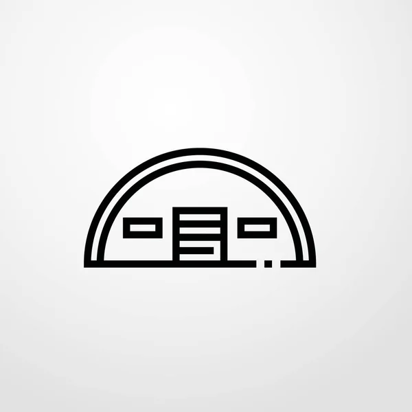 Σύμβολο σημάδι απομονωμένες διανυσματικά εικονογράφηση εικονίδιο κρεμάστρα — Διανυσματικό Αρχείο