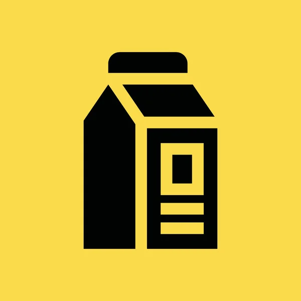 Ilustración icono de leche símbolo de signo vectorial aislado — Vector de stock