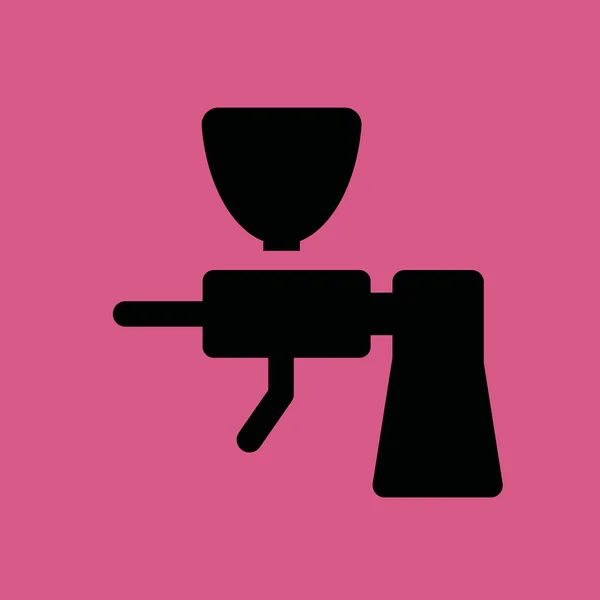 Spray pistola icono ilustración símbolo de signo vectorial aislado — Vector de stock
