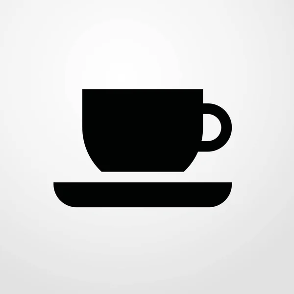Taza de té icono ilustración símbolo de signo vectorial aislado — Archivo Imágenes Vectoriales