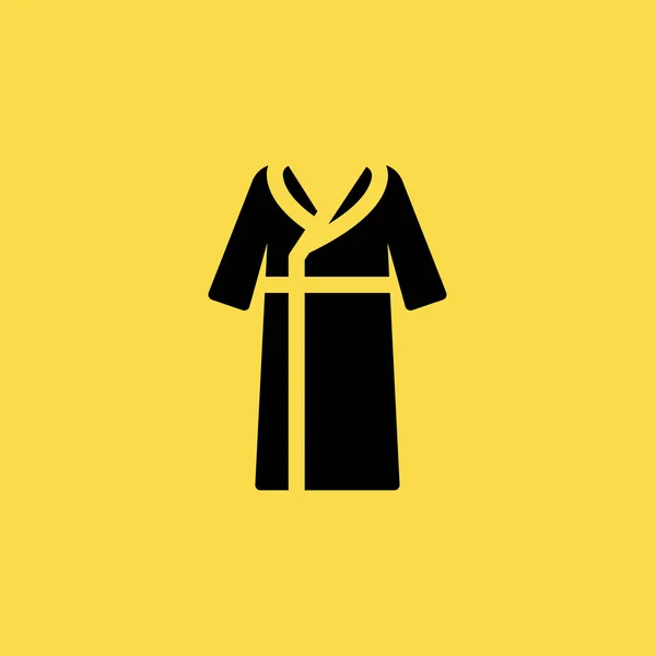 Donna cappotto icona illustrazione isolato segno vettoriale simbolo — Vettoriale Stock