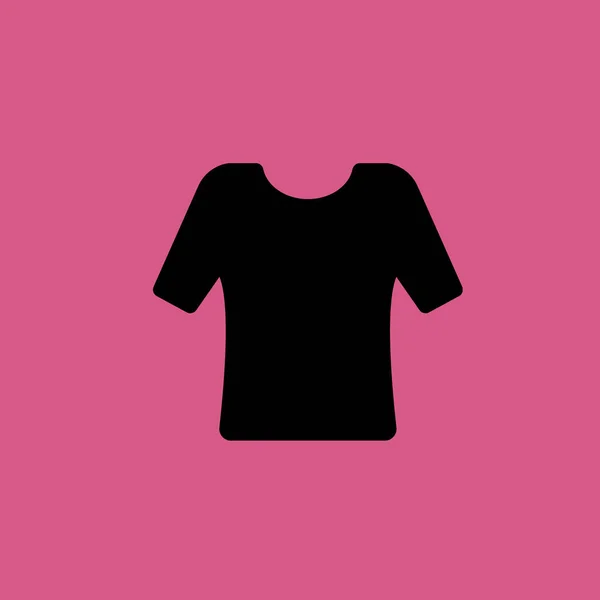 Icona della t-shirt illustrazione isolato segno vettoriale simbolo — Vettoriale Stock