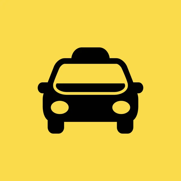 Taxi Symbol Illustration isoliert Vektor Zeichen Symbol — Stockvektor