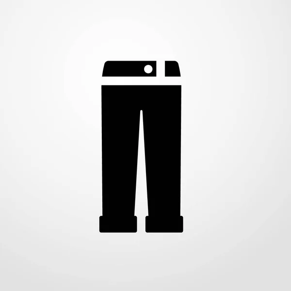 Icono de pantalones ilustración símbolo de signo vectorial aislado — Vector de stock