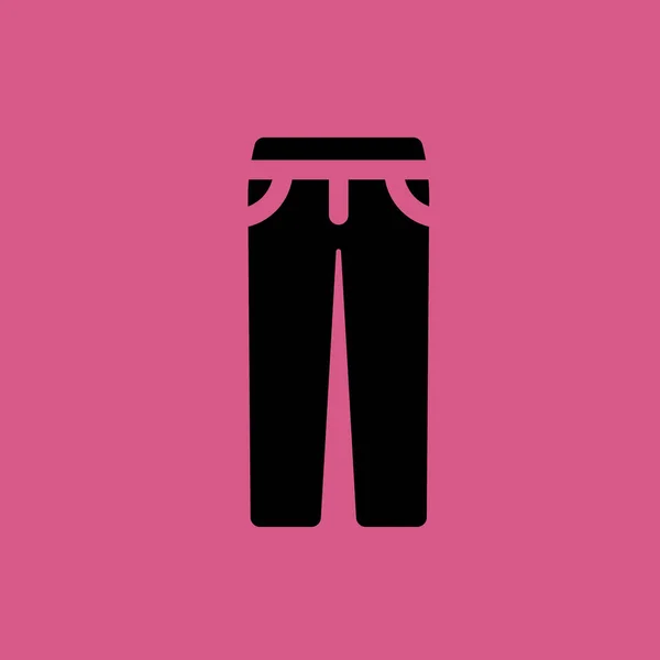 Icono de pantalones ilustración símbolo de signo vectorial aislado — Archivo Imágenes Vectoriales