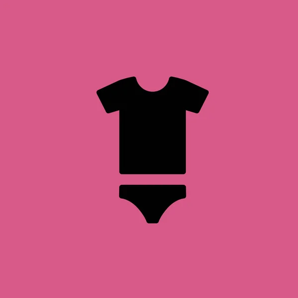 Pijamas ikon illustration isolerade vector tecken symbol — Stock vektor