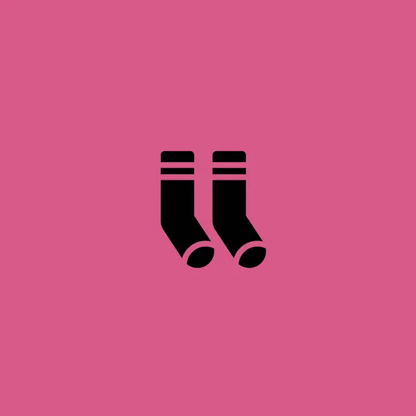 Ζευγάρι κάλτσες εικονίδιο εικονογράφηση διάνυσμα απομονωμένες σημάδι σύμβολο — Διανυσματικό Αρχείο