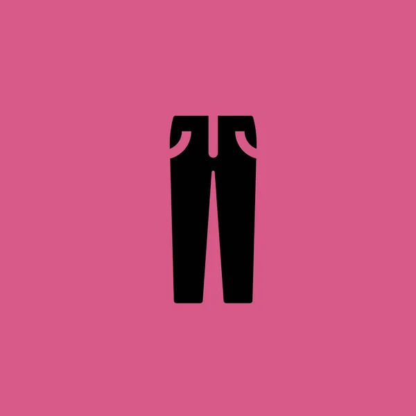 Icono pantalones ilustración símbolo de signo vectorial aislado — Vector de stock