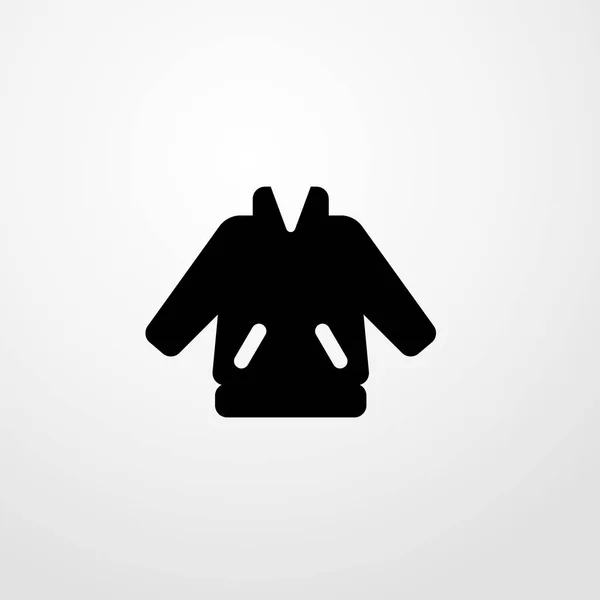 Hoddie icône illustration isolé vecteur signe symbole — Image vectorielle