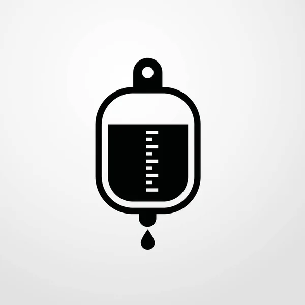 Blod donation ikon illustration isolerade vector tecken symbol — Stock vektor