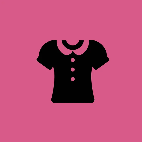 Icono de blusa ilustración símbolo de signo vectorial aislado — Vector de stock