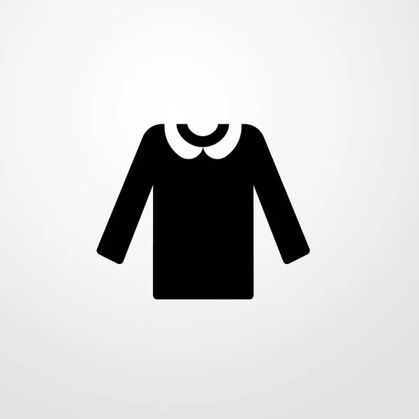 Icono de blusa ilustración símbolo de signo vectorial aislado — Archivo Imágenes Vectoriales