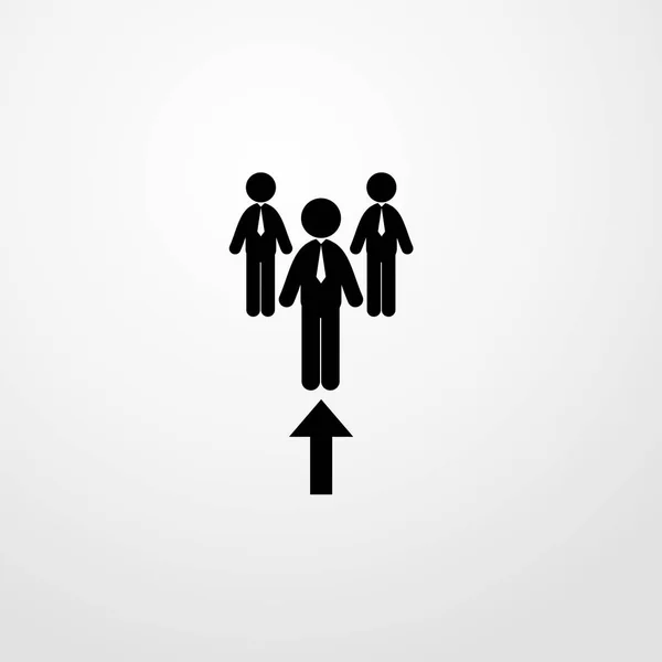 Teamwork pictogram illustratie geïsoleerde vector teken symbool — Stockvector