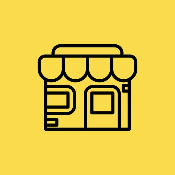 Store pictogram illustratie geïsoleerde vector teken symbool — Stockvector