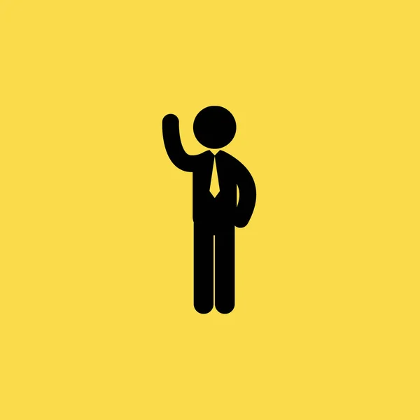 Empresário ícone ilustração isolado vetor sinal símbolo —  Vetores de Stock