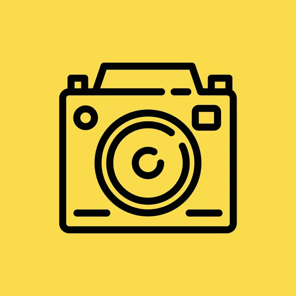 Photo camera icon illustration isolated vector sign symbol — Stock Vector