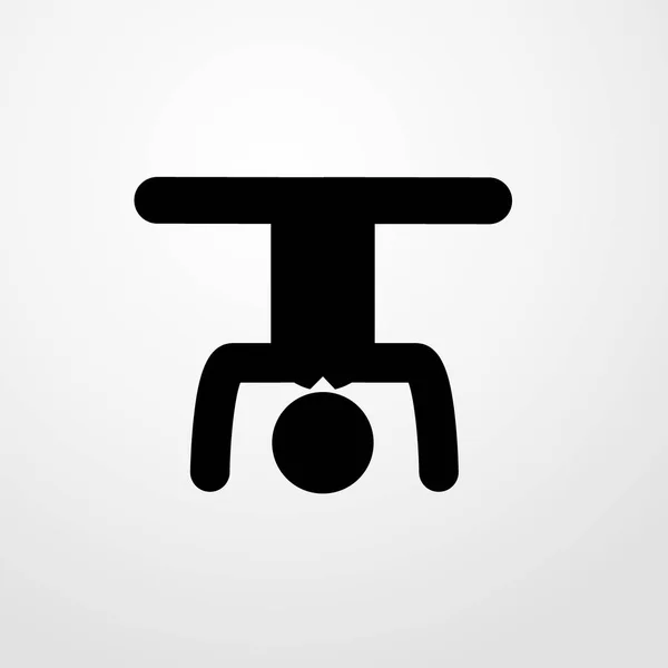 Homem exercício ícone ilustração isolado vetor sinal símbolo — Vetor de Stock