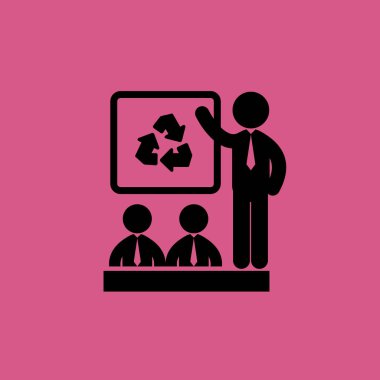 erkek sınıf simgesi illüstrasyon izole vektör işareti simgesi