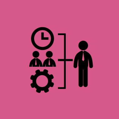 işadamı kaynakları grafik simge illüstrasyon izole vektör işareti simgesi