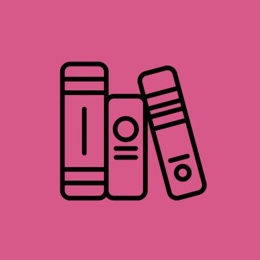 kitap simgesini illüstrasyon izole vektör işareti simgesi