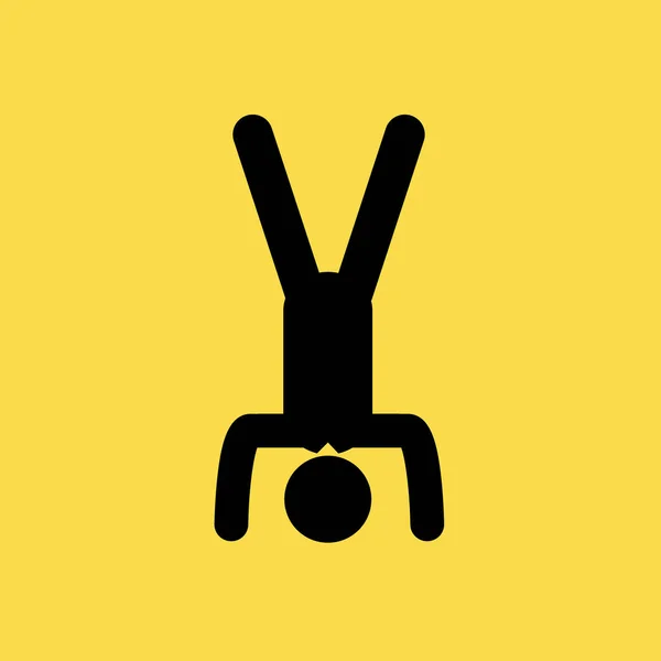 Icono breakdancer icono ilustración símbolo de signo vectorial aislado — Archivo Imágenes Vectoriales